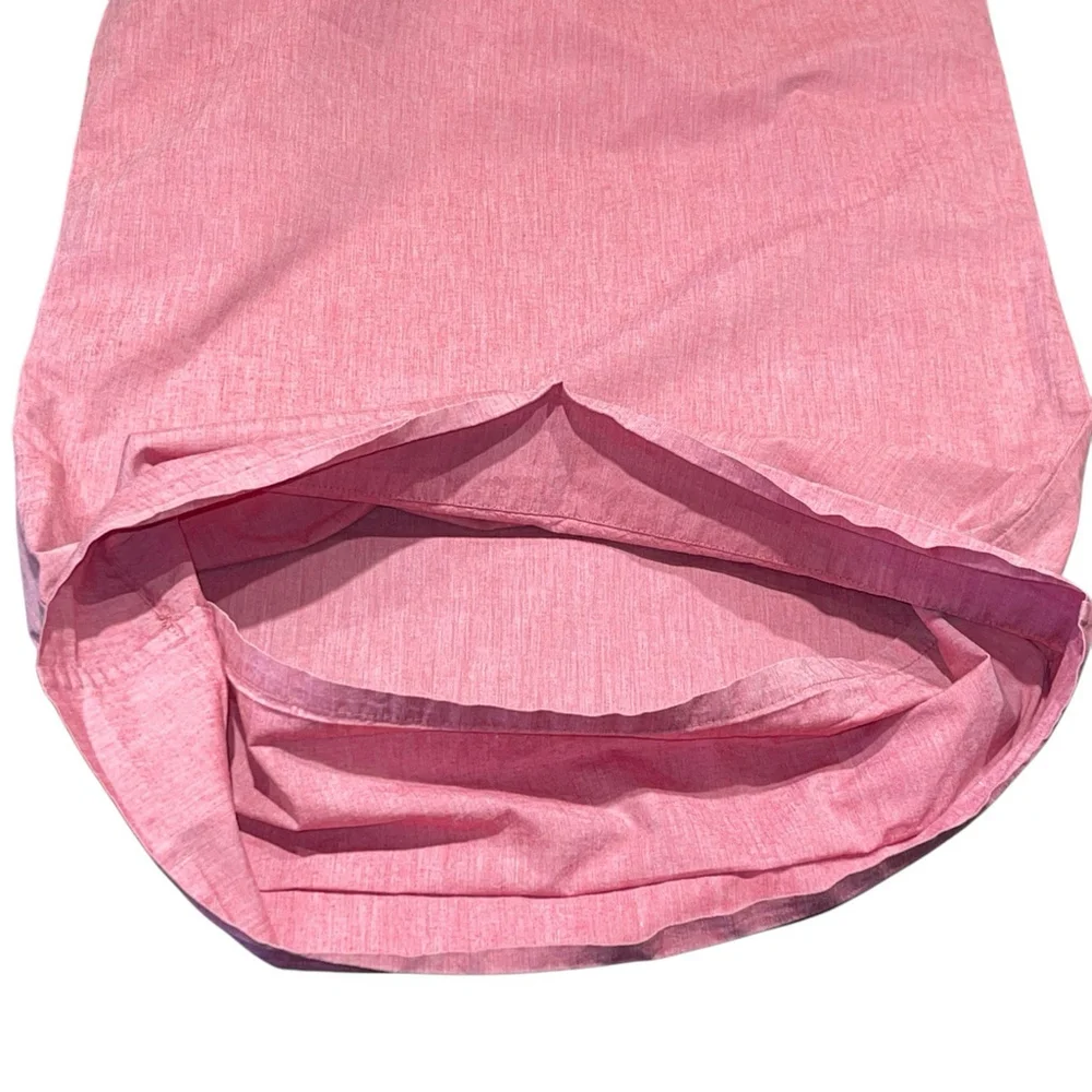 Pottery Barn Kids Pink Light Red Chambray Standard Pillowcase (1) VGUC Read‎